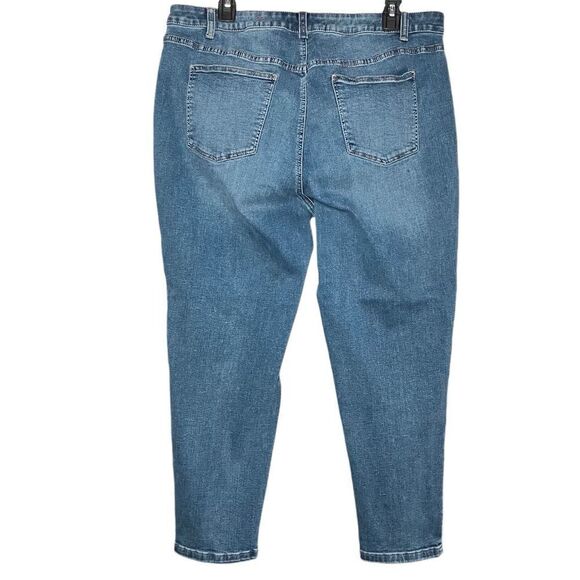 Talbots Simply Flattering Jegging Crop Jeans in Blue Wash Women’s 18W - Picture 6 of 10